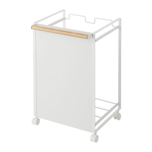 Tosca Concealed Sorting Dust Wagon - 2 Compartments, White (4779)