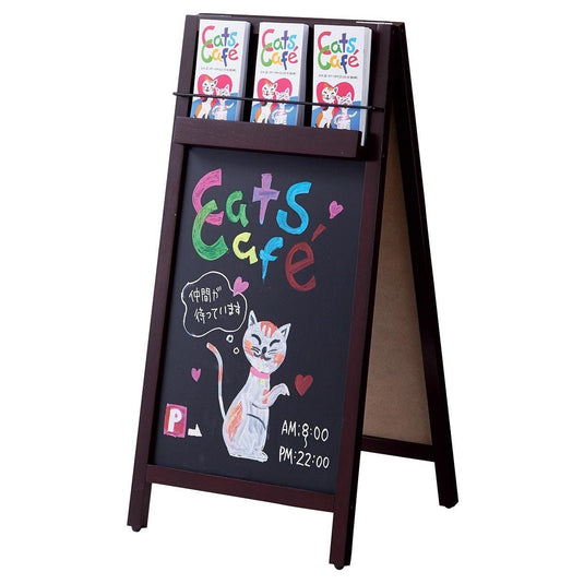 Double-Sided A-Frame Board with Tray