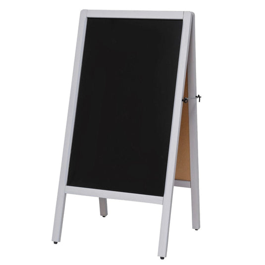 A-Frame Double-Sided Signboard Grey (L) (Magnetic, Marker Type)