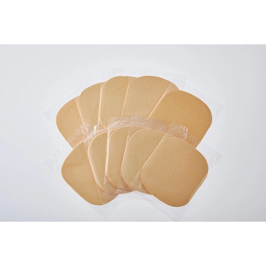 Compressed Large Body Sponge 13x11 cm 10 Pieces
