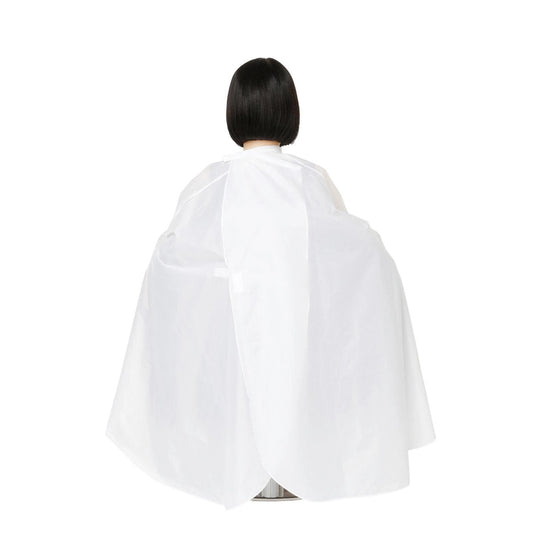 BIG Waterproof & Antistatic Cutting Cape with Sleeves - White