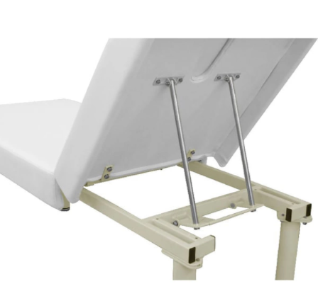 Perforated Reclining Wide Massage Bed W-7 White [L190 x W70cm]