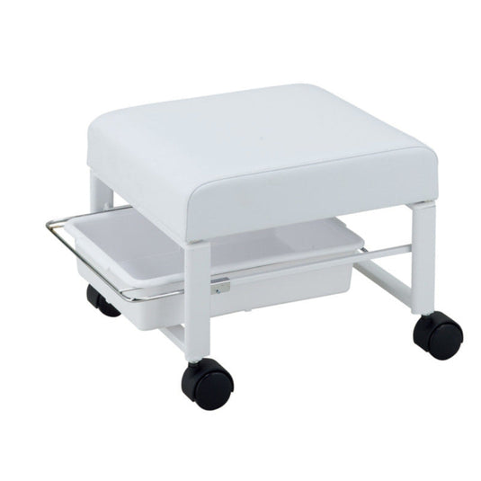 Foot Care Stool (1-Tier) - White