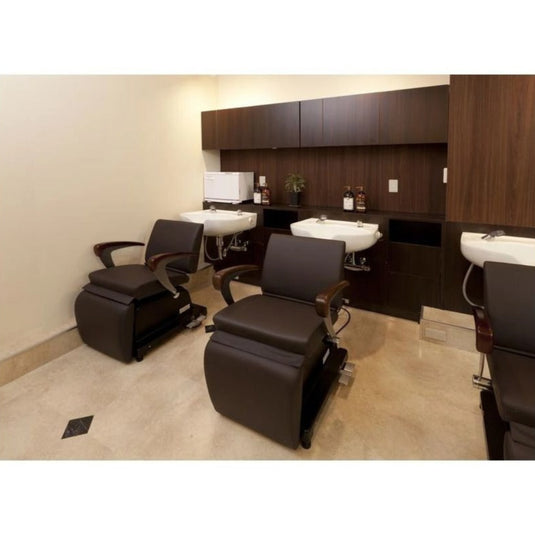 Shampoo Cabinet Upper and Lower Set - Dark Brown