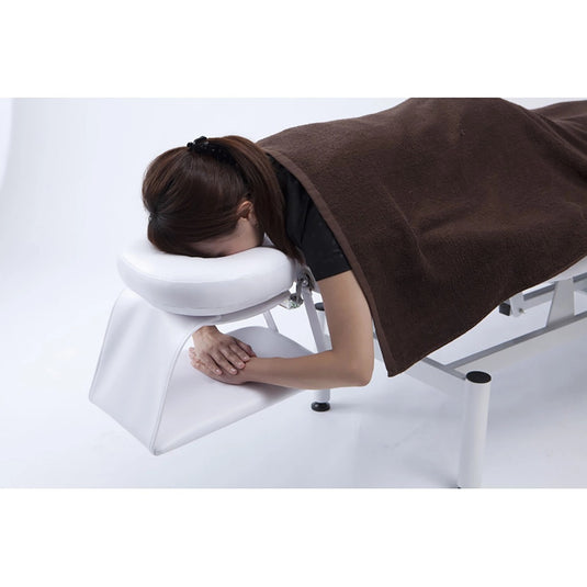 Manual Height-Adjustable Massage Bed DX (Includes Face Mat & Armrests / Fully Assembled) - Available in 2 Colors