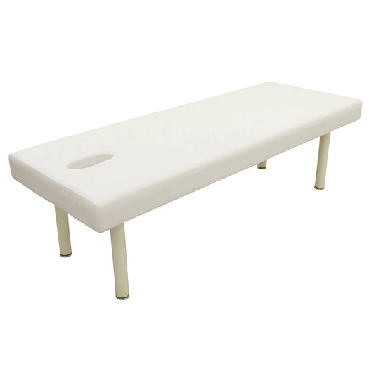 [High Density Urethane] Perforated Wide Massage Bed W-5DX White [L190xW70cm]