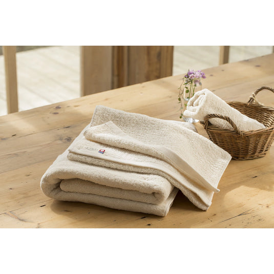 [Imabari Towel] Bulky Pro Bed Sheet (138×200 cm) No.6961 – Natural