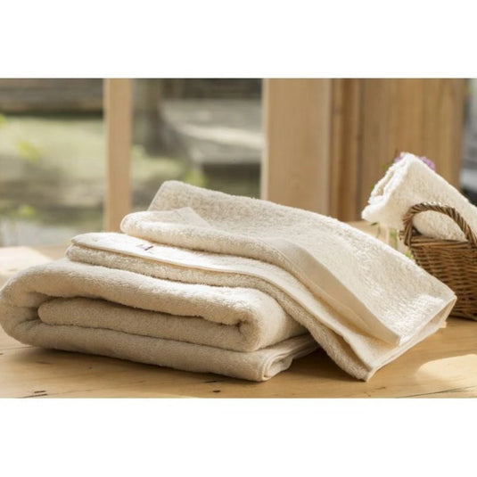 [Imabari Towel] Bulky Pro Face Towel (32x85 cm) No.4807 - Natural