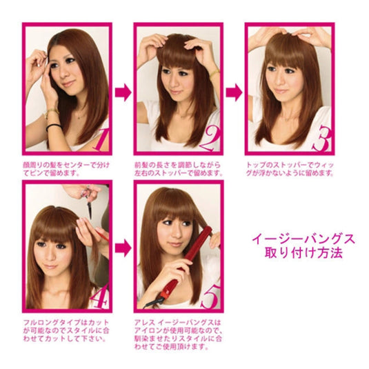Easy Bangs – Full Long Type (100% Human Hair)
