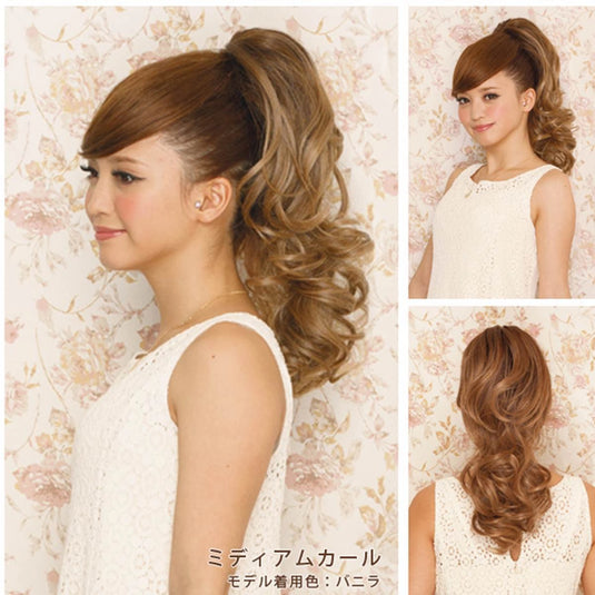 Clip Pony – Medium Curl  Available in 9 Colors
