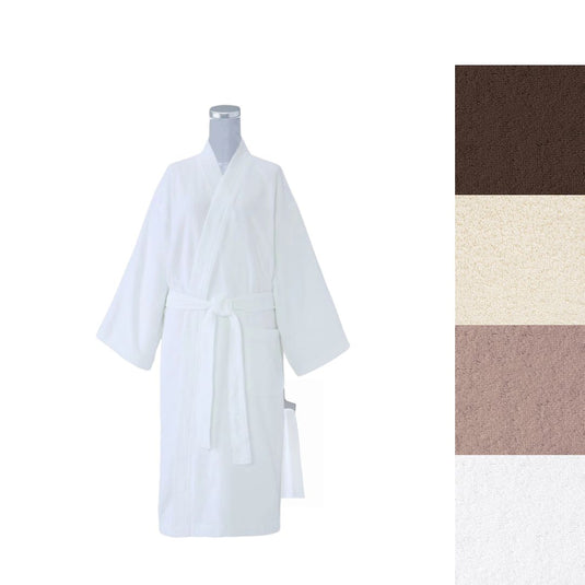 Demi Shirring Robe (Bathrobe, 4 Colours Available)