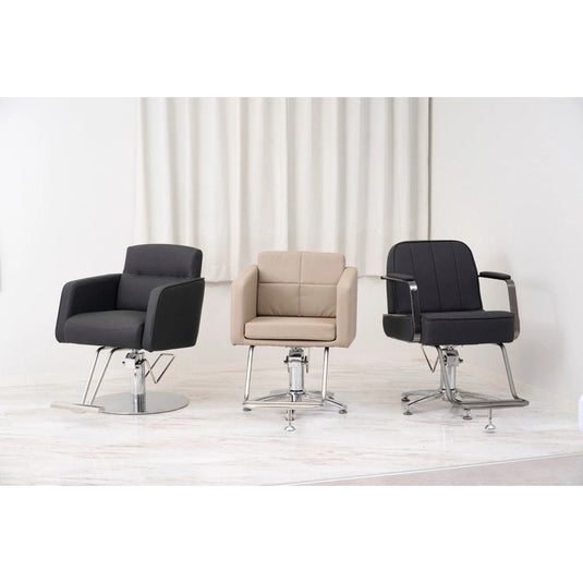 HD-266 Styling Chair - Available in 2 Colors & 8 Base Types