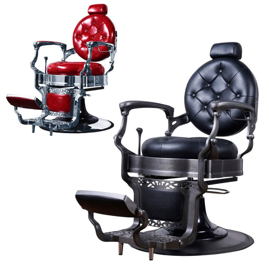 S1805 / Manual Barber Chair - 2 Colors Available