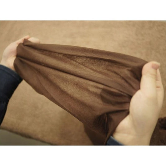 ECO Paper Gown (Front-Opening Type), Pack of 50 (Dark Brown)