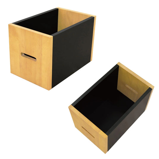 GRAIN Natural Wood Multi-Purpose Trolley - Natural (Made in Japan, Fully Assembled)
