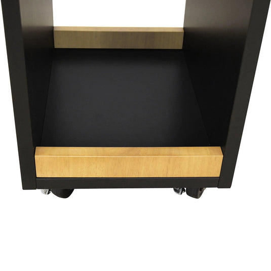 GRAIN Natural Wood Multi-Purpose Trolley - Natural (Made in Japan, Fully Assembled)