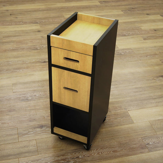 GRAIN Natural Wood Multi-Purpose Trolley - Natural (Made in Japan, Fully Assembled)