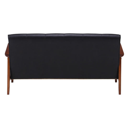Friends Bi-Cast PU Sofa DBR 2-Seater (71157)