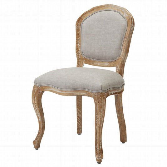 [Shabby Chic] Styling Chair Luminous Armless Type - Ash Grey