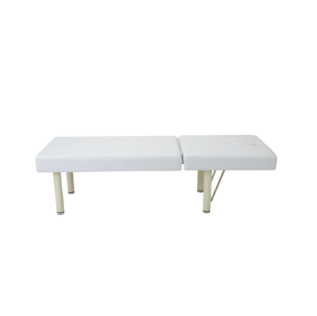 Perforated Reclining Wide Massage Bed W-7 White [L190 x W70cm]