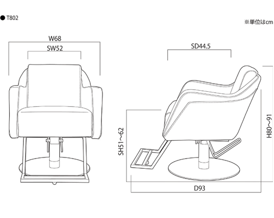 [Tough Design Product] Styling Chair T802