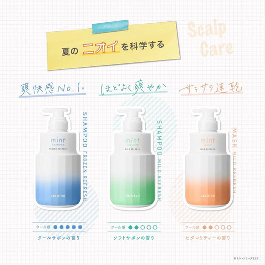 Mint Shampoo Frozen Refresh (Available in 3 Sizes)